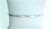 Pulsera Recarlo Mujer Tennis in Oro blanco Diamante 0.17 Ct BR_DIA_BARRE - BR_DIA_BARRE